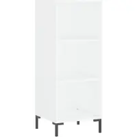 vidaXL Dressoir, wit, 34,5 x 32,5 x 90 cm, houtvezel