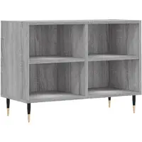 vidaXL TV-kast, grijs Sonoma, 69,5 x 30 x 50 cm, houtvezel