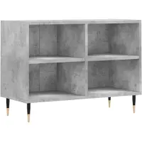 vidaXL TV-kast, betonkleur, 69,5 x 30 x 50 cm, houtvezelplaat