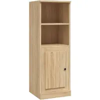 vidaXL Hoge kast 36x35,5x103,5 cm bewerkt hout sonoma eikenkleurig