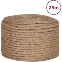 vidaXL Touw 25 m lang 10 mm dik jute