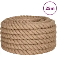 vidaXL Touw 25 m lang 36 mm dik jute