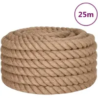 vidaXL Touw 25 m lang 30 mm dik jute