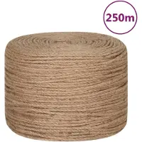 vidaXL Touw 250 m lang 8 mm dik jute