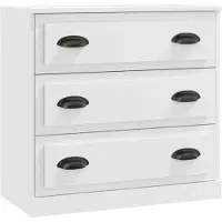 vidaXL Dressoir, wit, 70x35,5x67,5 cm, houtvezel