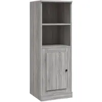 vidaXL Hoge kast 36x35,5x103,5 cm bewerkt hout grijs sonoma eikenkleur