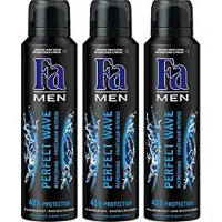 Fa Perfect Wave Deodorant Spray Men - Voordeelverpakking 3 Stuks