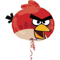 Amscan - Folie Super Shape Angry Bird Rood