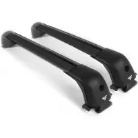 Farad Dakdragers geschikt voor Renault Megane 3 Sporttour 2008 t/m 2016 open dakrailing - Aluminium - Hoog laadvermogen 100kg - Wingbar Zwart - Merk