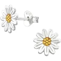Montebello Oorbellen Carien Sun - 925 Zilver Verguld - Bloem - ∅8mm