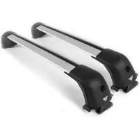 Farad Dakdragers geschikt voor Skoda Felicia 1994 t/m 2001 open dakrailing - Aluminium - Hoog laadvermogen 100kg - Wingbar Grijs - Merk