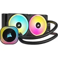 Corsair H100I Processor Vloeibare Ñooling-kit 12 cm Zwart