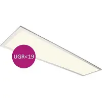 LumenXL Dimbaar LED paneel -120x30cm - UGR<19 - 30W, -3000K - 114lm/W
