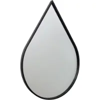 Jax Design Wandspiegel Maine | Jax Design glas zwart 40x70x3 cm wandspiegels | NADUVI