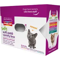 Smolke Smølke Soft Paté Variety Box combipack kattenvoer 16 x 80 gr 16 x 80 g