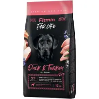 Fitmin dog For Life Duck &amp; Turkey 12 kg