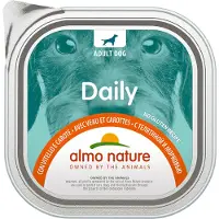 Almo Nature Daily met kalfsvlees en wortel natvoer hond 9 x 300 g