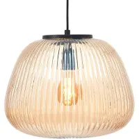 Brilliant Hanglamp, 35 cm, Kaizen, bruin, IP20, E27, 40 Watt, dimbaar, geschikt voor normale lampen