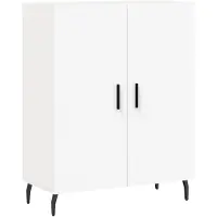 vidaXL Dressoir 69,5x34x90 cm bewerkt hout wit