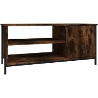 vidaXL Tv-meubel 100x40x45 cm bewerkt hout gerookt eikenkleurig