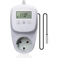 2Heat plugin thermostaat pompschakelaar TC500 GS met randaarde , externe en ruimte sensor