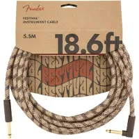 Fender Festival Series 5,5 m Recht - Gebogen Instrumentkabel