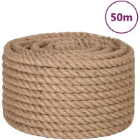 vidaXL Touw 50 m lang 16 mm dik jute