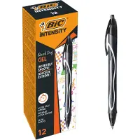 BIC Gelschrijver Gel-ocity quick dry medium zwart - doos 12 stuks