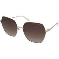 GUESS Zonnebril Met Goudkleurig Montuur En Bruine Glazen Met Kleurverloop