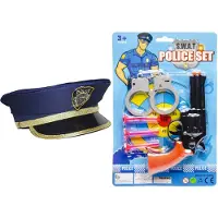 LG-Imports Politie speelgoed set 5-delig inclusief pet voor kinderen - Speelgoedpistool