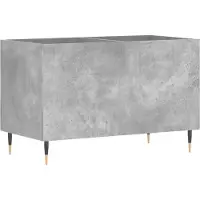 vidaXL Platenkast 74,5x38x48 cm bewerkt hout betongrijs