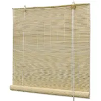 vidaXL Rolgordijn Bamboe 120 x 160 cm (Naturel) online kopen