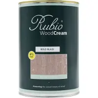 Rubio Monocoat WoodCream - Waxcrème in 1 Laag voor Verticaal Buitenhout - Bold Black #7, 1 l