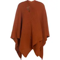 Knit Factory Jazz Omslagvest - Terra - One Size