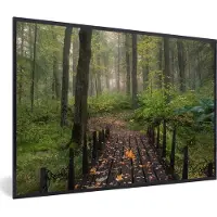 PosterMonkey Fotolijst incl. Poster - Misty morning - 30x20 cm - Posterlijst