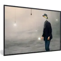 PosterMonkey Fotolijst incl. Poster - Illumination - 60x40 cm - Posterlijst