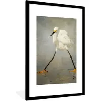 PosterMonkey Fotolijst - Poster dieren - Reiger - Dieren - Vogel - 80x120 cm - Wanddecoratie - Frame
