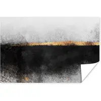 PosterMonkey Poster Goud - Abstract - Luxe - 60x40 cm