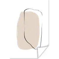 PosterMonkey Poster Minimalisme - Design - Pastel - 60x90 cm