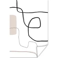 PosterMonkey Poster Abstract - Pastel - Minimalisme - 80x120 cm