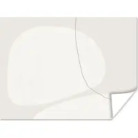 PosterMonkey Poster Pastel - Minimalisme - Design - 120x90 cm