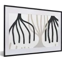 PosterMonkey Fotolijst incl. Poster - Lijn - Pastel - Abstract - Patronen - 60x40 cm - Posterlijst