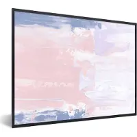 PosterMonkey Fotolijst incl. Poster - Pastel - Design - Verf - 40x30 cm - Posterlijst