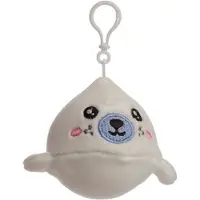 Puckator Sleutelhanger Adoramals Squeezies Knijpbare Zeehond Pluche - 7,5cm