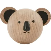 OYOY Wandhaak - 5x4x4 cm - Mini - Koala - Naturel - - OneSize - Wandhaken