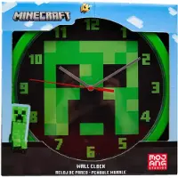 Minecraft wandklok 25 cm