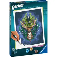 Ravensburger Pixie Cold: Mystic Deer - Schilderen op nummer voor volwassenen