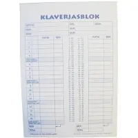 Basic Scoreblok Klaverjas A5
