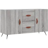 vidaXL Dressoir, grijs Sonoma, 100x36x60 cm, houtvezel