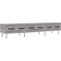 vidaXL Tv-meubel 150x36x30 cm bewerkt hout grijs sonoma eikenkleurig